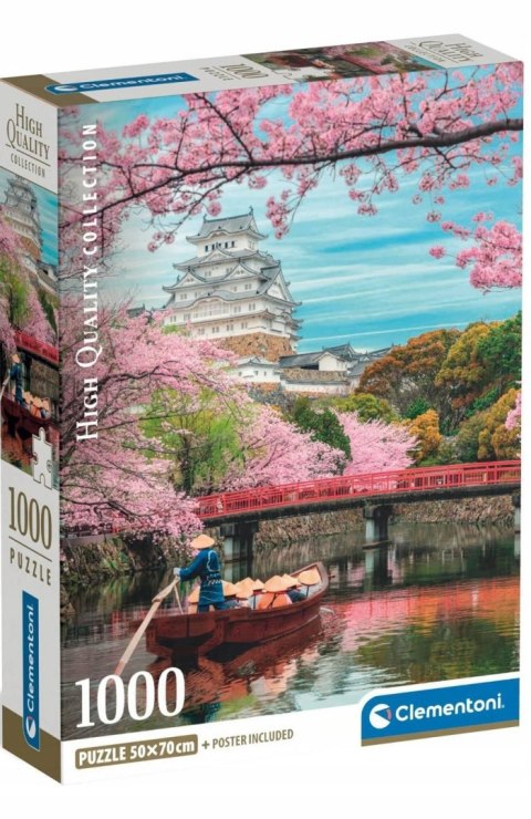Puzzle 1000 elementów 39982 Zamek Himeji Castle Clementoni