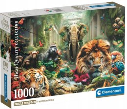 Puzzle 1000 elementów 39987 Mistyczna Dżungla Clementoni Compact
