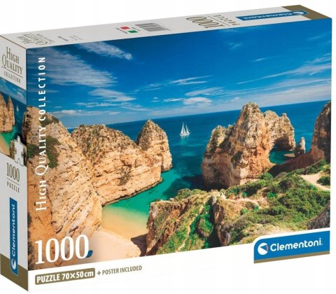 Puzzle 1000 elementów 39989 Plaża Algarve Bay Clementoni Compact