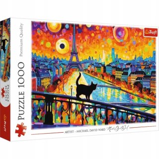 Puzzle 1000 elementów Koty w Paryżu 10795 Trefl
