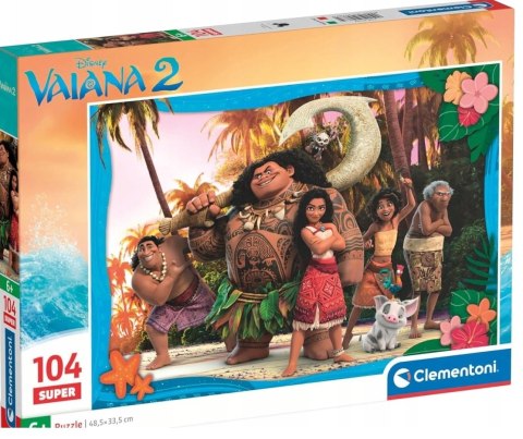 Puzzle 104 elementy 25786 Vaiana 2 Clementoni 6+