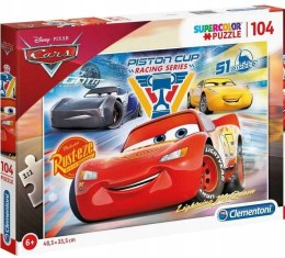 Puzzle 104 elementy 27072 Cars Auta Clementoni 6+