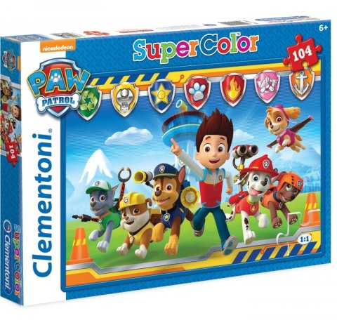 Puzzle 104 elementy 27945 Psi Patrol Clementoni 6+
