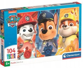 Puzzle 104 elementy Psi Patrol 25769 Clementoni 6+
