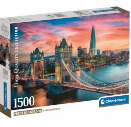 Puzzle 1500 elementów Londyn o zmierzchu Compact 31715 Clementoni