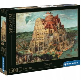 Puzzle 1500 elementów Muzeum Bruegel Wieża Babel 31691 Clementoni
