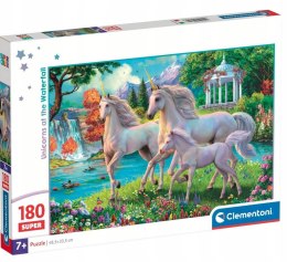 Puzzle 180 elementów Jednorożce 29794 Clementoni