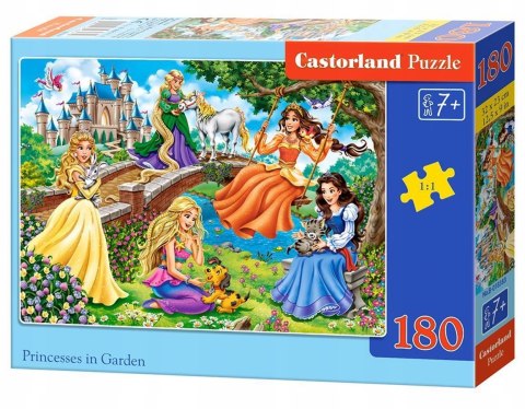Puzzle 180 elementów Księżniczki w ogrodzie Castorland 7+