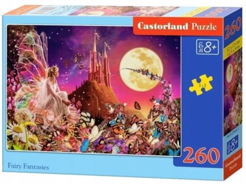 Puzzle 260 elementów Kraina Wróżek Castorland 8+ Wróżki