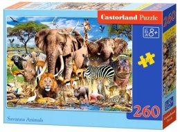 Puzzle 260 elementów Zwierzęta sawanny Castorland 8+