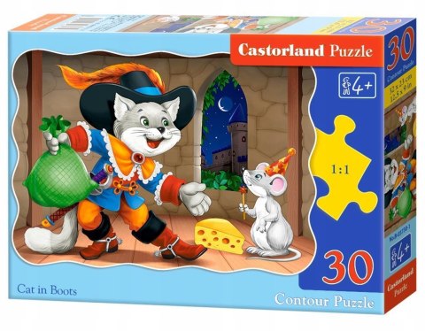 Puzzle 30 elementów Kot w Butach Castorland 4+