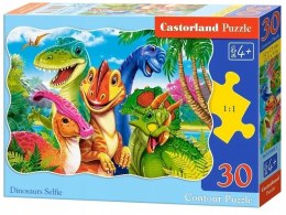 Puzzle 30 elementów Selfie Dinozaury Castorland 4+