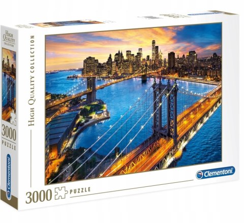 Puzzle 3000 elementów New York 33546 Clementoni