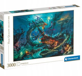 Puzzle 3000 elementów Podwodna Bitwa 33023 Clementoni