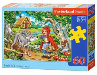 Puzzle 60 elementów Czerwony Kapturek Castorland 5+