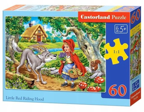 Puzzle 60 elementów Czerwony Kapturek Castorland 5+