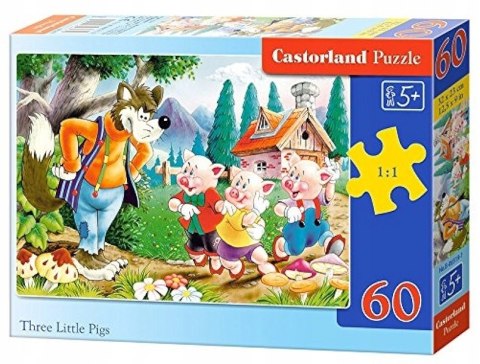 Puzzle 60 elementów Trzy świnki Castorland