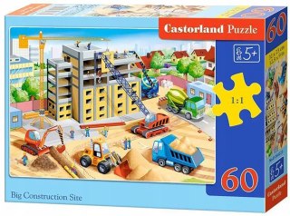 Puzzle 60 elementów Wielki plac budowy Castorland 5+