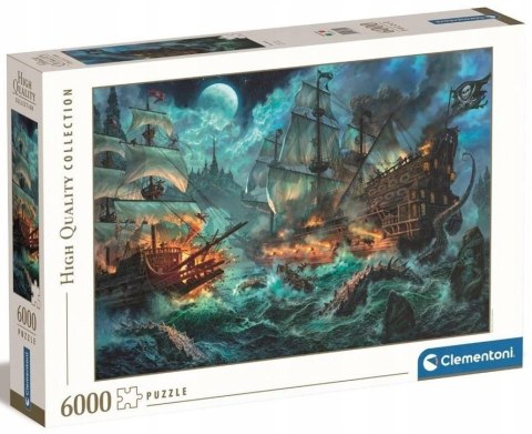 Puzzle 6000 elementów Bitwa Piracka Piraci 36530 Clementoni