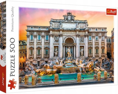Puzzle Fontanna Di Trevi 500 elementów 37292 Trefl