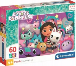 Puzzle Koci Domek Gabi 60 elementów 26202 Clementoni Super Kolor 4+