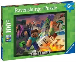 Puzzle XXL 100 elementów Minecraft Ravensburger