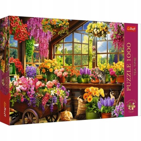 Puzzle Premium 1000 elementów Przygotowania do wiosny 10840 Trefl
