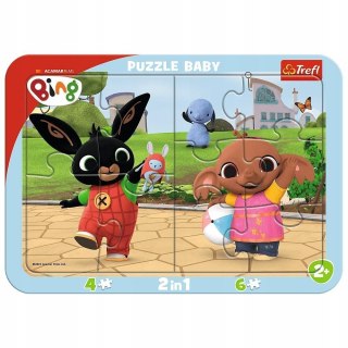 Puzzle Ramkowe Bing Zabawy Binga 10 elementów 80020 Trefl