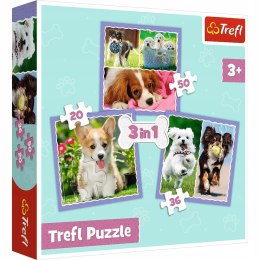 Puzzle Urocze pieski 34854 Trefl 3w1