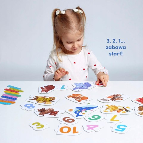 Puzzle do pary Cyferki CzuCzu Cyfry Układanka dla malucha