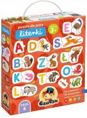 Puzzle do pary Literki CzuCzu Litery Układanka dla malucha 24 Układanki