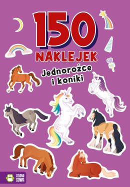 150 naklejek Zielona Sowa Naklejki Jednorożce i koniki