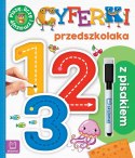 Cyferki przedszkolaka z pisakiem. Piszę Zmazuję Aksjomat