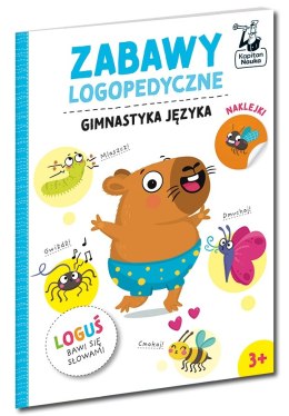 Gimnastyka języka Kapitan Nauka Loguś bawi się słowami Zabawy logopedyczne