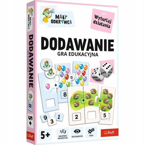 Gra Edukacyjna dla dzieci Dodawanie Mały odkrywca Trefl 5+