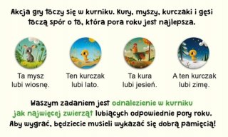 Gra planszowa Kurnik 2 Cztery pory roku Nasza Księgarnia