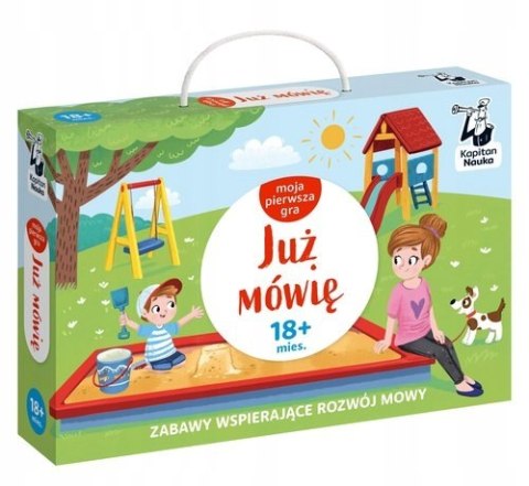 Gra planszowa Moja pierwsza gra Już mówię Kapitan Nauka