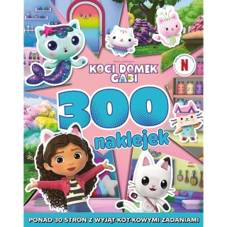 Koci Domek Gabi 300 naklejek Naklejki Trefl Zadania Łamigłówki
