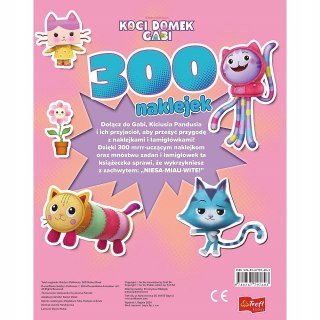 Koci Domek Gabi 300 naklejek Naklejki Trefl Zadania Łamigłówki