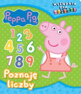 Książka Świnka Peppa Poznaję liczby Wyzwania dla malucha Książeczka