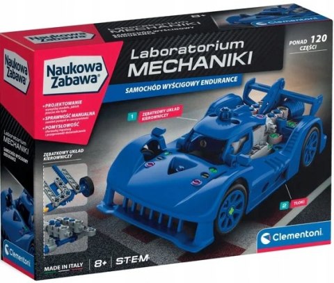 Laboratorium Mechaniki Samochód Wyścigowy Endurance 50255 Clementoni