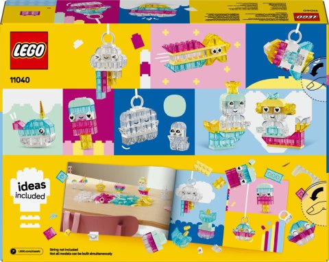 Lego Classic 11040 Magiczny zestaw z przezroczystymi klockami