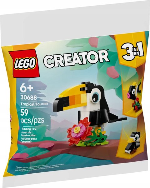 Lego Creator 3 w 1 Tropikalny tukan 30688