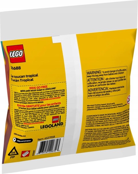 Lego Creator 3 w 1 Tropikalny tukan 30688