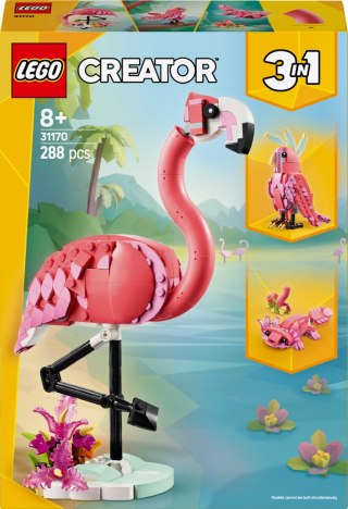 Lego Creator 31170 Dzikie zwierzęta różowy flaming