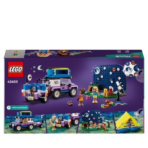 Lego Friends 42603 Friends Kamper z mobilnym obserwatorium gwiazd