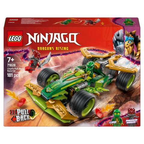 Lego Ninjago 71828 Samochód wyścigowy Lloyda z napędem typu pull-back