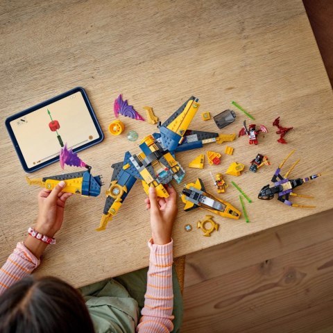 Lego Ninjago 71833 Ras, Arin i samolot superburzowy