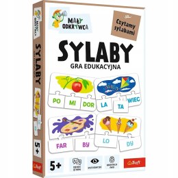 Mały Odkrywca Sylaby Edukacyjna Gra dla dzieci Trefl
