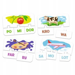 Mały Odkrywca Sylaby Edukacyjna Gra dla dzieci Trefl